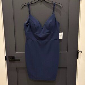 NEVER WORN B.Darlin Navy Blue Spaghetti Strap Dress Sizes 11/12